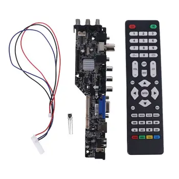 3663 Driver Kit IR Connection Cable Remote Control DVB-T2/T/C Universal LCD TV Controller Driver Board Upgrade 3463A Russian USB
3663 Driver Kit IR Connection Cable Remote Control DVB-T2/T/C Universal LCD TV Controller Driver Board Upgrade 3463A Russian USB