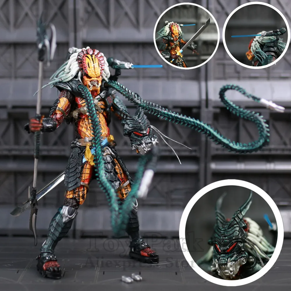 Predator Clan Leader 8.5" Action Figure KO's NECA Ultimate Alien Hunter Bendable Tentacles AVP Classic Kenner Elders Collectible
Predator Clan Leader 8.5" Action Figure KO's NECA Ultimate Alien Hunter Bendable Tentacles AVP Classic Kenner Elders Collectible