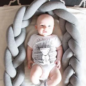 Baby Braid Knot Pillow Cushion Bumper Bed Bumper for Infant Crib Protector Cot Weave Bumper Room Safe Decorate Child Doll Toy
Baby Braid Knot Pillow Cushion Bumper Bed Bumper for Infant Crib Protector Cot Weave Bumper Room Safe Decorate Child Doll Toy