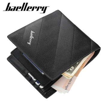Baellerry 2020 luxury Men Wallets Leather Bifold Minimalist Passport Holder Small Wallet for Credit Cards Designer Money Purse
Baellerry 2020 luxury Men Wallets Leather Bifold Minimalist Passport Holder Small Wallet for Credit Cards Designer Money Purse