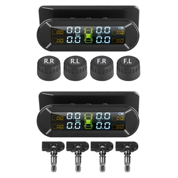 VODOOL 4 Sensors Solar USB Car TPMS Charging LCD Universal Auto Tire Pressure Monitoring System Temperature Alarm System
VODOOL 4 Sensors Solar USB Car TPMS Charging LCD Universal Auto Tire Pressure Monitoring System Temperature Alarm System