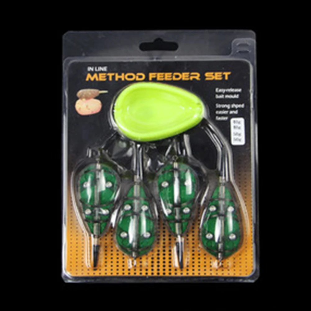 Inline Method Feeders And 1pcs Bait Moulding Cap Set Portable Durable Green lead For Carp Foshing Tackle fishing Tools
Inline Method Feeders And 1pcs Bait Moulding Cap Set Portable Durable Green lead For Carp Foshing Tackle fishing Tools
