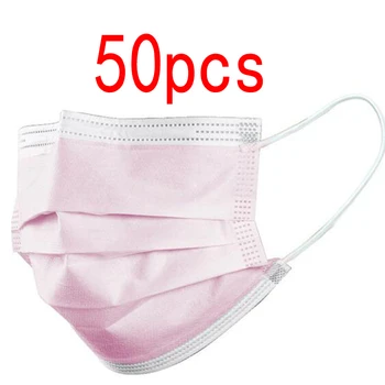50pcs Disposable Mask 3-Layer Earloop Facial Protective Face Mask Non-woven Anti-dust Protective Mouth Caps Pink Masks
50pcs Disposable Mask 3-Layer Earloop Facial Protective Face Mask Non-woven Anti-dust Protective Mouth Caps Pink Masks