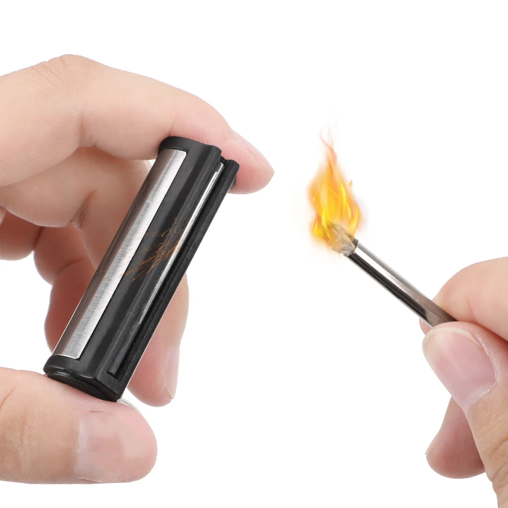 Metal Permanent Matches Striker Rectangular Flint Stone Cigarette Lighters Keychain Instant Emergency Fire Matchstick
Metal Permanent Matches Striker Rectangular Flint Stone Cigarette Lighters Keychain Instant Emergency Fire Matchstick