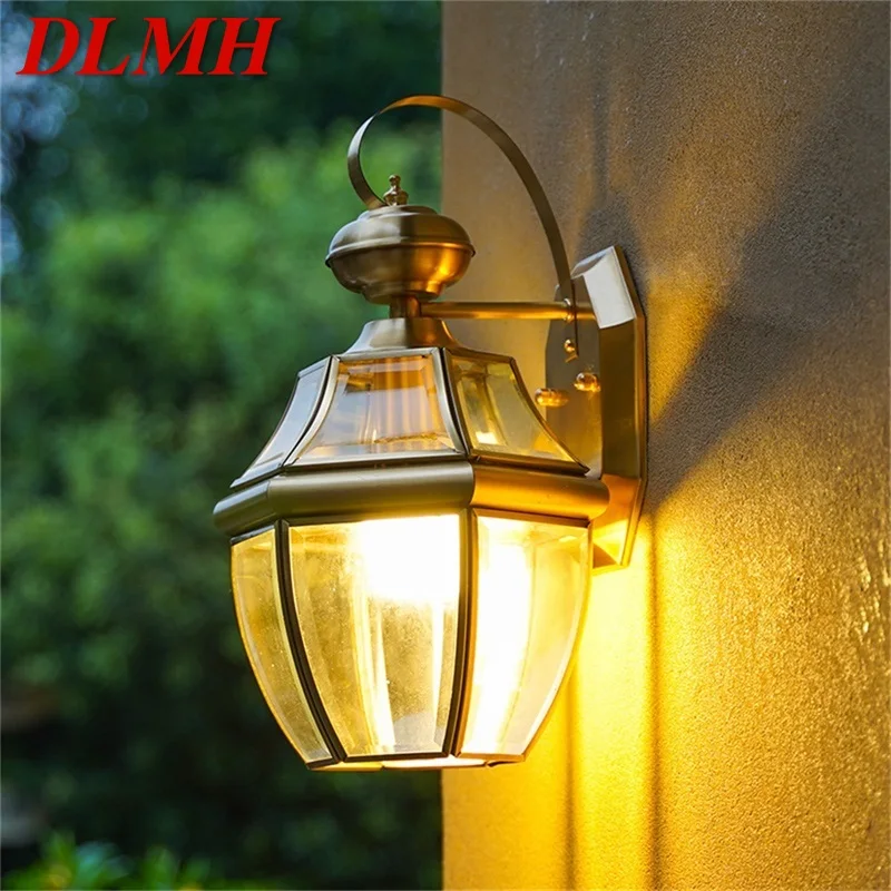 DLMH Retro Outdoor Brass Wall Lamp Waterproof IP65 Sconces LED Lighting for Home Porch Courtyard
DLMH Retro Outdoor Brass Wall Lamp Waterproof IP65 Sconces LED Lighting for Home Porch Courtyard