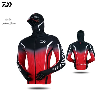 Daiwa Shirts Professional Fishing Hoodie Anti-UV Sunscreen Sun Protection Face Neck Fishing Breathable Quick Dry Fishing Clothes
Daiwa Shirts Professional Fishing Hoodie Anti-UV Sunscreen Sun Protection Face Neck Fishing Breathable Quick Dry Fishing Clothes