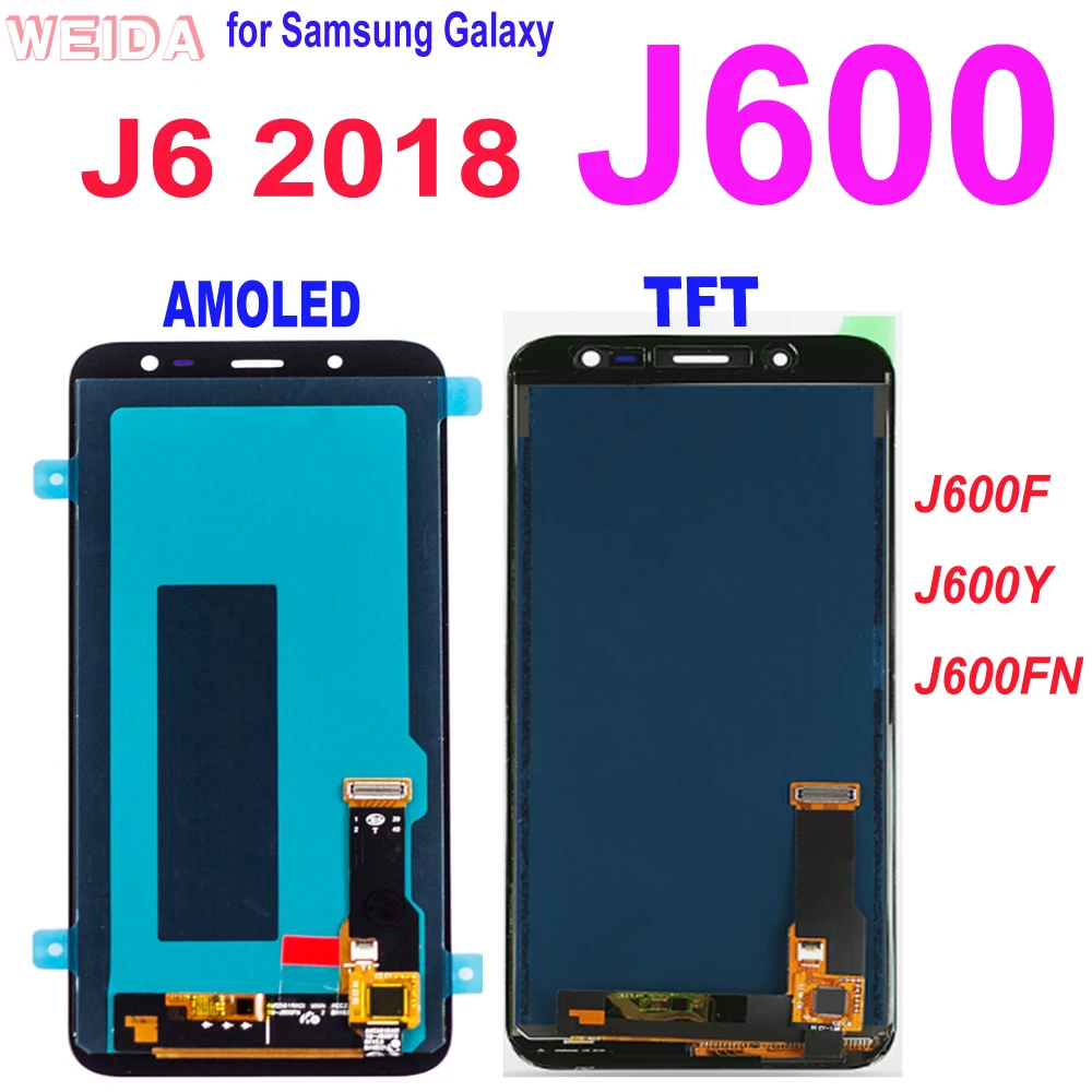 100% Tested 5.6'' Super AMOLED LCD for Samsung Galaxy J6 2018 J600 J600F J600FN LCD Display Touch Screen Assembly Replacement
100% Tested 5.6'' Super AMOLED LCD for Samsung Galaxy J6 2018 J600 J600F J600FN LCD Display Touch Screen Assembly Replacement