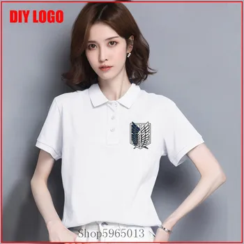 Attack on Titan polo shirt women anime plus size tops tees summer polos mujer short sleeve tshirt cartoon streetwear clothes
Attack on Titan polo shirt women anime plus size tops tees summer polos mujer short sleeve tshirt cartoon streetwear clothes