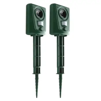 2pcs Garden Ultrasonic Animal Deterrent Infrared Sensor Motion Sensor Dog Cat Raccoon Rabbit Animal Dispeller without Battery
2pcs Garden Ultrasonic Animal Deterrent Infrared Sensor Motion Sensor Dog Cat Raccoon Rabbit Animal Dispeller without Battery