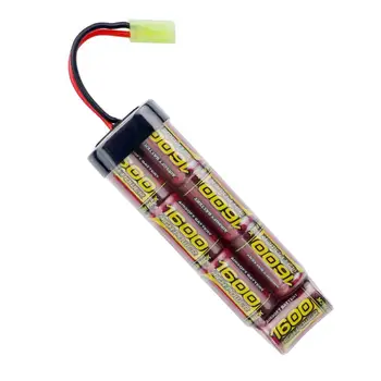 8.4V 7S 2/3A 1600mAh NiMH Flat Battery Pack with Mini Tamiya Connector for Airsoft Guns MP5, SCAR, M249, M240B, M60, RPK, PKM
8.4V 7S 2/3A 1600mAh NiMH Flat Battery Pack with Mini Tamiya Connector for Airsoft Guns MP5, SCAR, M249, M240B, M60, RPK, PKM