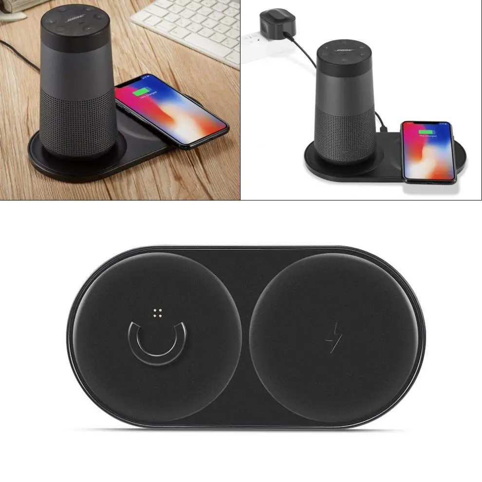 2 in1 USB Charging Dock Base Cradle Charger Support Wireless Charging for Samsung / iPhone/Xiaomi Smart Phone/Bose SoundLink
2 in1 USB Charging Dock Base Cradle Charger Support Wireless Charging for Samsung / iPhone/Xiaomi Smart Phone/Bose SoundLink