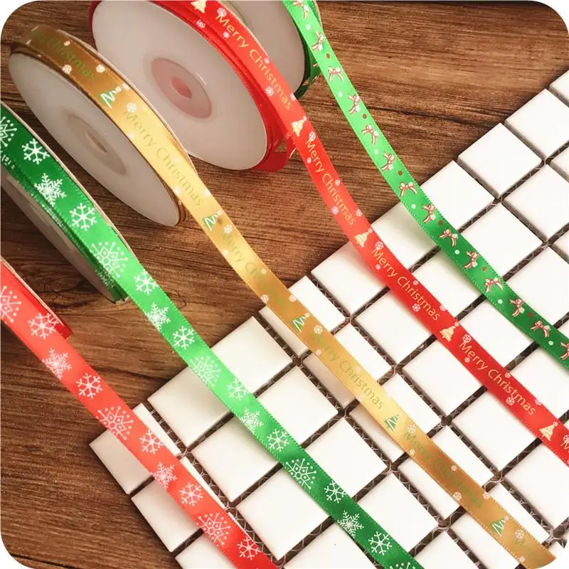 Snowflake Printed Grosgrain Satin Ribbon Christmas Decorative Gift Packing Wedding Crafts Ribbons DIY Wrapping Supplies
Snowflake Printed Grosgrain Satin Ribbon Christmas Decorative Gift Packing Wedding Crafts Ribbons DIY Wrapping Supplies