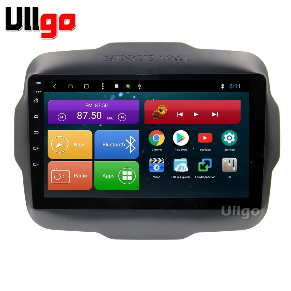 Автомобильная магнитола 4 Гб ОЗУ + 64 ПЗУ Android 8 1 для Jeep Renegade Авторадио GPS навигация с