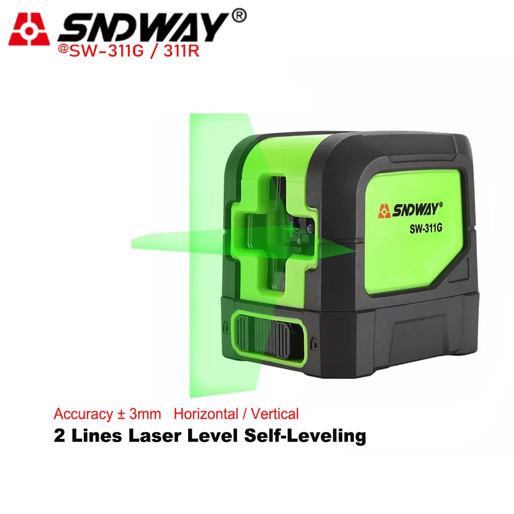 SNDWAY Laser Level Green Laser Level 360 Self-Leveling Horizontal/Vertica Level Laser Construction Tools Cross 2 Lines Laser
SNDWAY Laser Level Green Laser Level 360 Self-Leveling Horizontal/Vertica Level Laser Construction Tools Cross 2 Lines Laser