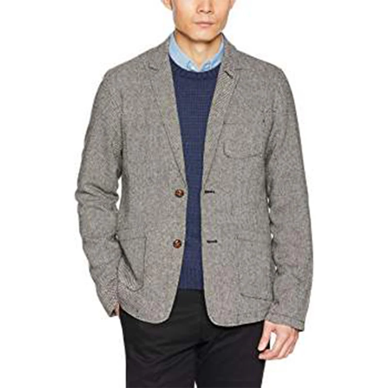 Grey Tweed Mens Suits For Wedding Custome Made Weddng Dress Formal Blazer Party Suit Dinner Suit Two Pieces Suit(Jacket+Pants)
Grey Tweed Mens Suits For Wedding Custome Made Weddng Dress Formal Blazer Party Suit Dinner Suit Two Pieces Suit(Jacket+Pants)