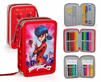 Miraculous, Le Storie di Ladybug E Chat Noir 15334 Astuccio Triplo Riempito, 44 Accessori Scuola, 20 Centimetri
Miraculous, Le Storie di Ladybug E Chat Noir 15334 Astuccio Triplo Riempito, 44 Accessori Scuola, 20 Centimetri