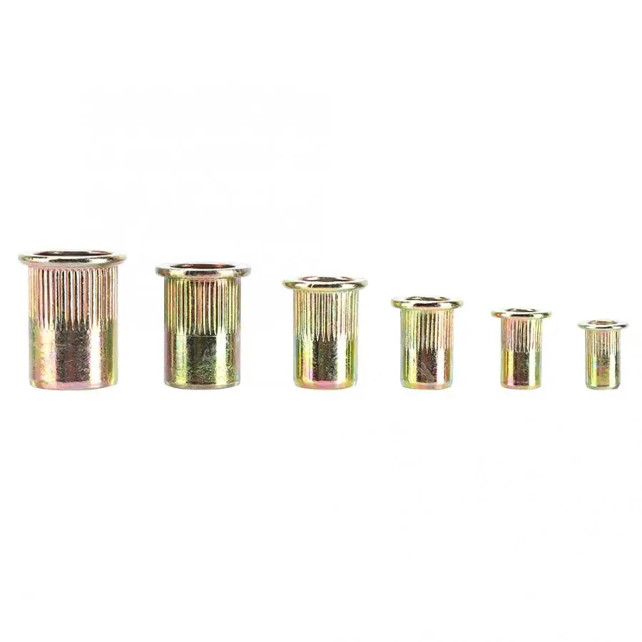Stainless Steel Square Nuts 190Pcs M3-M12 Plated Carbon Steel Flat Threaded Rivet Nut Flange Rivnut Nutsert Fastener
Stainless Steel Square Nuts 190Pcs M3-M12 Plated Carbon Steel Flat Threaded Rivet Nut Flange Rivnut Nutsert Fastener