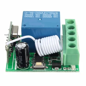 LEORY 433MHz RF Remote Control Receiver Wireless Relay Switch Module Receiver DC12V 10A 1CH
LEORY 433MHz RF Remote Control Receiver Wireless Relay Switch Module Receiver DC12V 10A 1CH