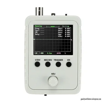 DSO150 Shell Oscilloscope Kit Digital 12 Bits 1MΩ with Power Supply and Bnc Clip Cable Probe Q15001 Assembled Finished Machine
DSO150 Shell Oscilloscope Kit Digital 12 Bits 1MΩ with Power Supply and Bnc Clip Cable Probe Q15001 Assembled Finished Machine