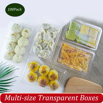 100Pack Disposable Clear Plastic Containers Transparent Box for Dessert Fruit Cake Salad Sandwiches Take Out Box
100Pack Disposable Clear Plastic Containers Transparent Box for Dessert Fruit Cake Salad Sandwiches Take Out Box