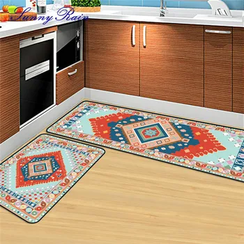 SunnyRain 1-piece/2-pieces Printed Fleece Bohemia Bathroom Area Rugs Christmas Rugs and Carpets for Kitchen 
SunnyRain 1-piece/2-pieces Printed Fleece Bohemia Bathroom Area Rugs Christmas Rugs and Carpets for Kitchen