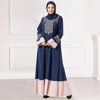 Siskakia Muslim Middle East Long Dresses Red Chic Ethnic Embroidery Plus Size Dress Long Sleeve O Neck Formal Party Wears New
Siskakia Muslim Middle East Long Dresses Red Chic Ethnic Embroidery Plus Size Dress Long Sleeve O Neck Formal Party Wears New