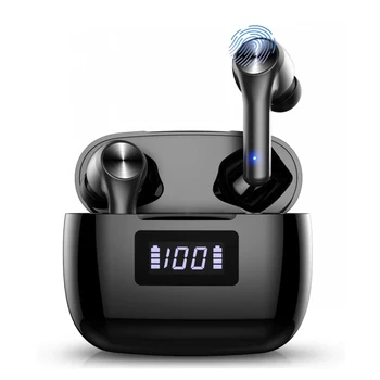 Bluetooth 5.0 Wireless Earphone TWS Headphones in-Ear Deep Bass Earbuds Built-in Mic Headset with Smart Touch Control 3D Stereo
Bluetooth 5.0 Wireless Earphone TWS Headphones in-Ear Deep Bass Earbuds Built-in Mic Headset with Smart Touch Control 3D Stereo