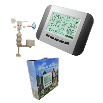 WS1041 Solar Power Thermometer Humidity Rain Pressure Wind Direction Data Recorder Wireless Weather Forecast Station Center
WS1041 Solar Power Thermometer Humidity Rain Pressure Wind Direction Data Recorder Wireless Weather Forecast Station Center