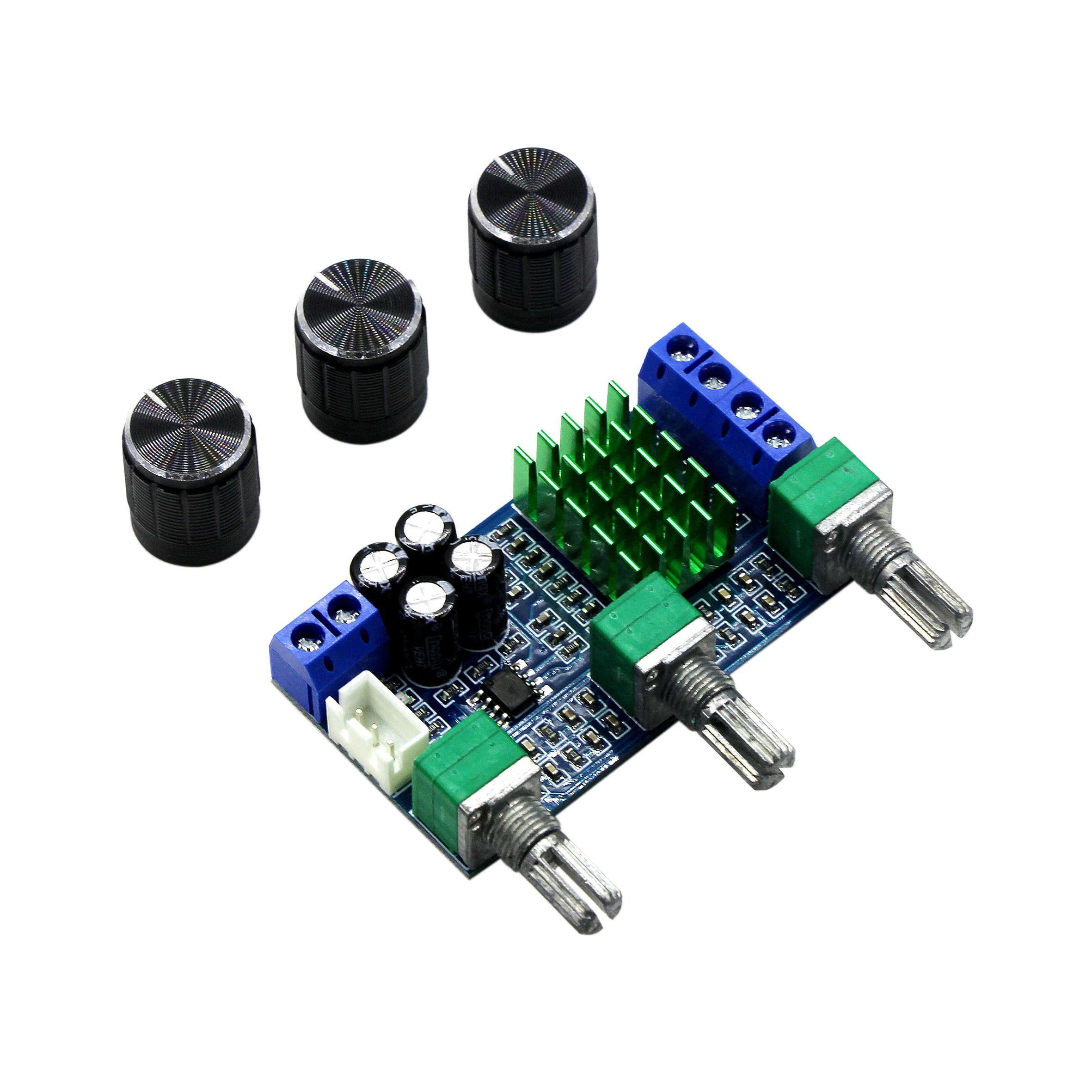 XH-M567 TPA3116D2 Dual Channel Digital Power Amplifier Board High and Low Sound Adjustment Board Double 80W
XH-M567 TPA3116D2 Dual Channel Digital Power Amplifier Board High and Low Sound Adjustment Board Double 80W