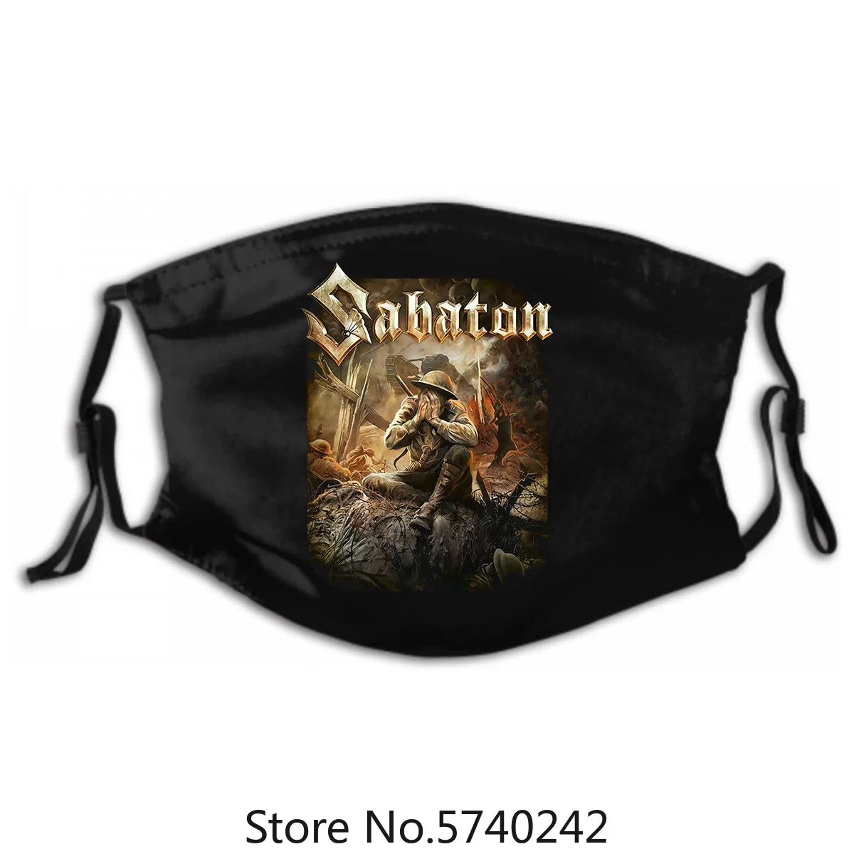 The Great Mask Power Metal Licensed - Sabaton - Washable Reusable Mask with PM2.5 Filters 5 Layers of Protection
The Great Mask Power Metal Licensed - Sabaton - Washable Reusable Mask with PM2.5 Filters 5 Layers of Protection