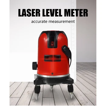 5-line Laser Level 360 Degrees Rotary 6-point Cross Laser Level Self Levelling Red Beam Laser Horizontal Vertical Measuring Tool
5-line Laser Level 360 Degrees Rotary 6-point Cross Laser Level Self Levelling Red Beam Laser Horizontal Vertical Measuring Tool