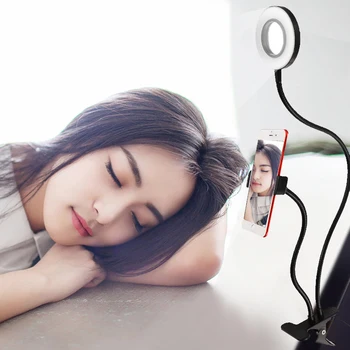 Ring Lamp LED Selfie Ring Light With Cell Phone Holder Stand Phone Camera Studio Fill Light For Youtube Makeup Video Photography
Ring Lamp LED Selfie Ring Light With Cell Phone Holder Stand Phone Camera Studio Fill Light For Youtube Makeup Video Photography