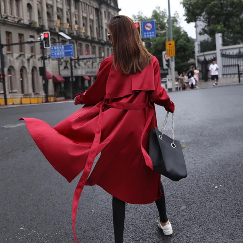 2019 New Long Trench Women Spring Autumn Winter Trenches Fashion Casual Coat Overcoats Windbreaker Outwear Khaki Red Trenchcoat
2019 New Long Trench Women Spring Autumn Winter Trenches Fashion Casual Coat Overcoats Windbreaker Outwear Khaki Red Trenchcoat
