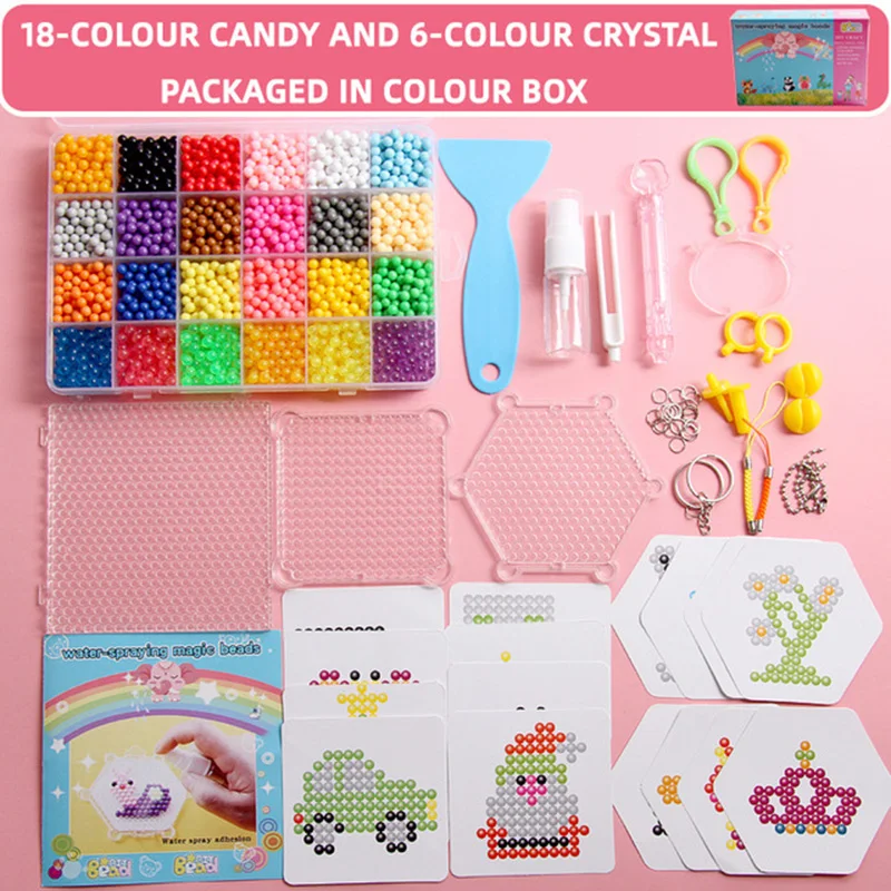 6000 pcs DIY Magic beads Animal Molds Hand Making 3D Puzzle Kids Educational beads Toys for Children Spell Replenish
6000 pcs DIY Magic beads Animal Molds Hand Making 3D Puzzle Kids Educational beads Toys for Children Spell Replenish