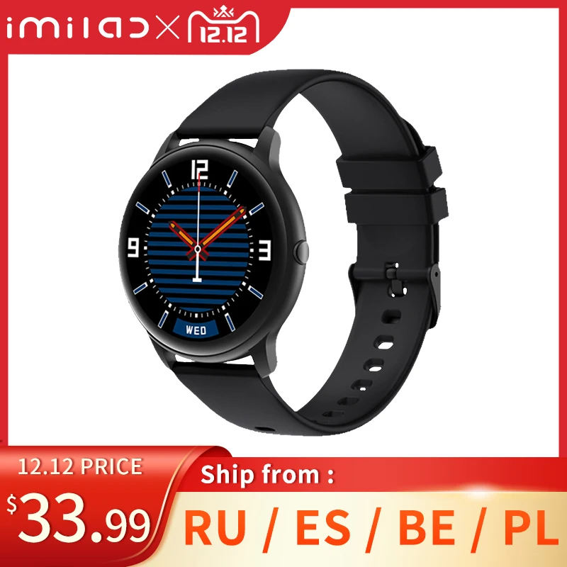 IMILAB Smart Watch Fitness Tracker Heart Rate Monitor IP68 Smart Waterproof Sleep Detection Bluetooth Call Watch for Men Women
IMILAB Smart Watch Fitness Tracker Heart Rate Monitor IP68 Smart Waterproof Sleep Detection Bluetooth Call Watch for Men Women