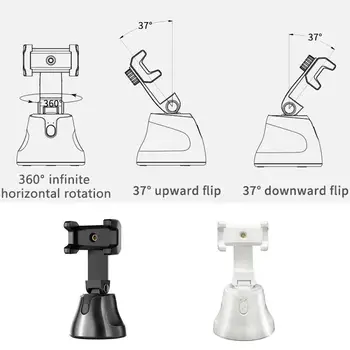 360 Rotation Face tracking Selfie Stick Tripod Object For Photo Live Gimbal Tracking Holder Record Vlog Camera Video G6E9
360 Rotation Face tracking Selfie Stick Tripod Object For Photo Live Gimbal Tracking Holder Record Vlog Camera Video G6E9
