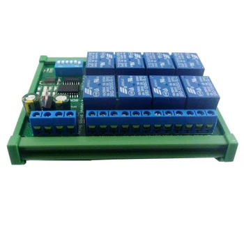 DC 12V 8 Channel RS485 Relay Module Modbus RTU UART Remote Control Switch DIN35 C45 Rail Box for PLC PTZ Camera Security Monito
DC 12V 8 Channel RS485 Relay Module Modbus RTU UART Remote Control Switch DIN35 C45 Rail Box for PLC PTZ Camera Security Monito