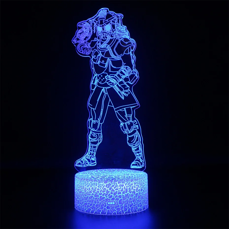 Battle Royale APEX Skin Lamp Remote Control Touch Switch 3d Table Lamp Sleep Nightlight Illusion APEX Legends
Battle Royale APEX Skin Lamp Remote Control Touch Switch 3d Table Lamp Sleep Nightlight Illusion APEX Legends