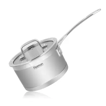 FISSMAN FOBUS Series 1.6L Saucepan with Glass Lid Stainless Steel Triple Induction Bottom Cooker
FISSMAN FOBUS Series 1.6L Saucepan with Glass Lid Stainless Steel Triple Induction Bottom Cooker