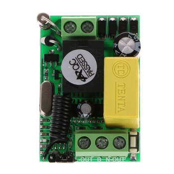 AC 220V RF Wireless Relay Remote Control Switch Receiver + 2 Transmitters 433MHz K1KF
AC 220V RF Wireless Relay Remote Control Switch Receiver + 2 Transmitters 433MHz K1KF