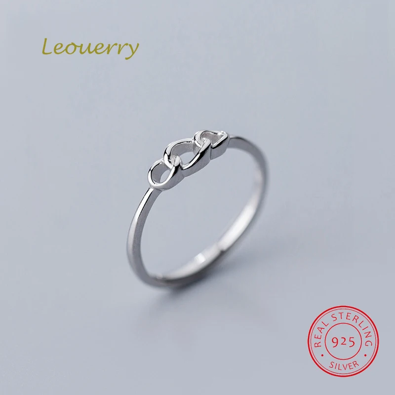 Leouerry 925 Sterling Silver Chain Geometric Open Rings Women Cool Wild Finger Ring Silver Fine Punk Jewelry
Leouerry 925 Sterling Silver Chain Geometric Open Rings Women Cool Wild Finger Ring Silver Fine Punk Jewelry