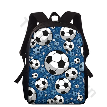 THIKIN Cartoon Football Print School Bags 15inch Polyester Backpack for Teenager Girls Boys Travel Mochila Stationery Storage
THIKIN Cartoon Football Print School Bags 15inch Polyester Backpack for Teenager Girls Boys Travel Mochila Stationery Storage