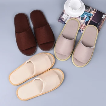 2019 Simple Slippers Men Women Hotel Travel Spa Portable House Disposable Home Guest Indoor Slippers Big Size Shoes Autumn
2019 Simple Slippers Men Women Hotel Travel Spa Portable House Disposable Home Guest Indoor Slippers Big Size Shoes Autumn
