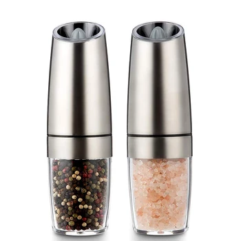 Electric Automatic Salt Mill Pepper Grinder Home Kitchen Tools Electric Spice Salt Pepper Grinder Mill Muller with LED Light
Electric Automatic Salt Mill Pepper Grinder Home Kitchen Tools Electric Spice Salt Pepper Grinder Mill Muller with LED Light