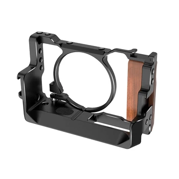 UURig C-RX100 VII Vlog Cage Protective Frame Case Stabilizer Rig with Wood Hand Grip for Sony RX100 VI/VII M6/M7 Camera Cage Rig
UURig C-RX100 VII Vlog Cage Protective Frame Case Stabilizer Rig with Wood Hand Grip for Sony RX100 VI/VII M6/M7 Camera Cage Rig