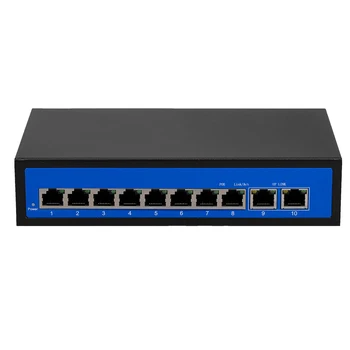 20Gbps 8 Port Poe Switch Ethernet Switch Poe Network 100M vlan Uplink Port Lan Switch for IP Camera Wireless AP EU Plug
20Gbps 8 Port Poe Switch Ethernet Switch Poe Network 100M vlan Uplink Port Lan Switch for IP Camera Wireless AP EU Plug