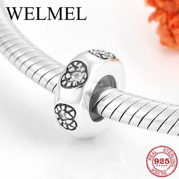 2019 Spacer Stopper beads Clear and bright CZ Hearts CZ 925 Sterling Silver Fit Original Women Charm Bracelet Jewelry making
2019 Spacer Stopper beads Clear and bright CZ Hearts CZ 925 Sterling Silver Fit Original Women Charm Bracelet Jewelry making