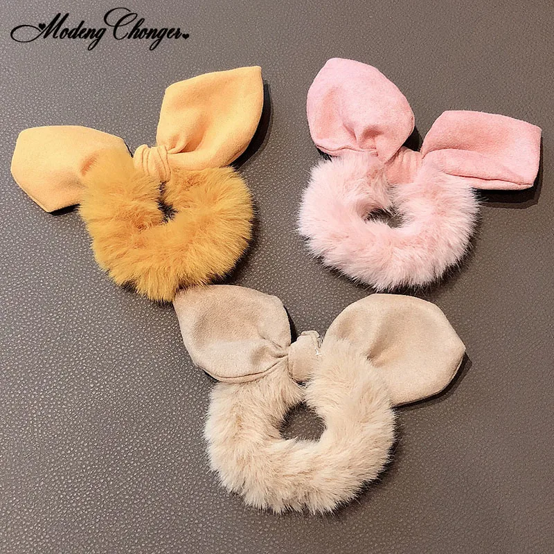 Cute Faux Fur Rabbit Ears Hair Rope Hair Ties Solid Color Hair Scrunchies Women Hairband Ponytail Holder Girls Hair Accessories
Cute Faux Fur Rabbit Ears Hair Rope Hair Ties Solid Color Hair Scrunchies Women Hairband Ponytail Holder Girls Hair Accessories