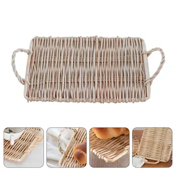 1 Pc Storage Plate Bread Tray Fruit Plate Storage Tray Rattan Hand-woven Exquisite Portable Storage Basket Serving Tray for Picn
1 Pc Storage Plate Bread Tray Fruit Plate Storage Tray Rattan Hand-woven Exquisite Portable Storage Basket Serving Tray for Picn