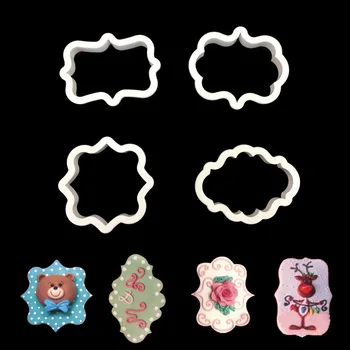 Multi Purpose 4Pcs/Set Fondant Cake Decorating Frame Plaque Biscuit Mould DIY Baking Tools Plastic Cookie Cutter Kitchen Gadgets
Multi Purpose 4Pcs/Set Fondant Cake Decorating Frame Plaque Biscuit Mould DIY Baking Tools Plastic Cookie Cutter Kitchen Gadgets